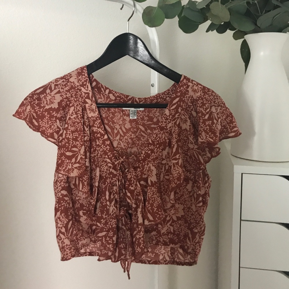 Rusty Print Blouse